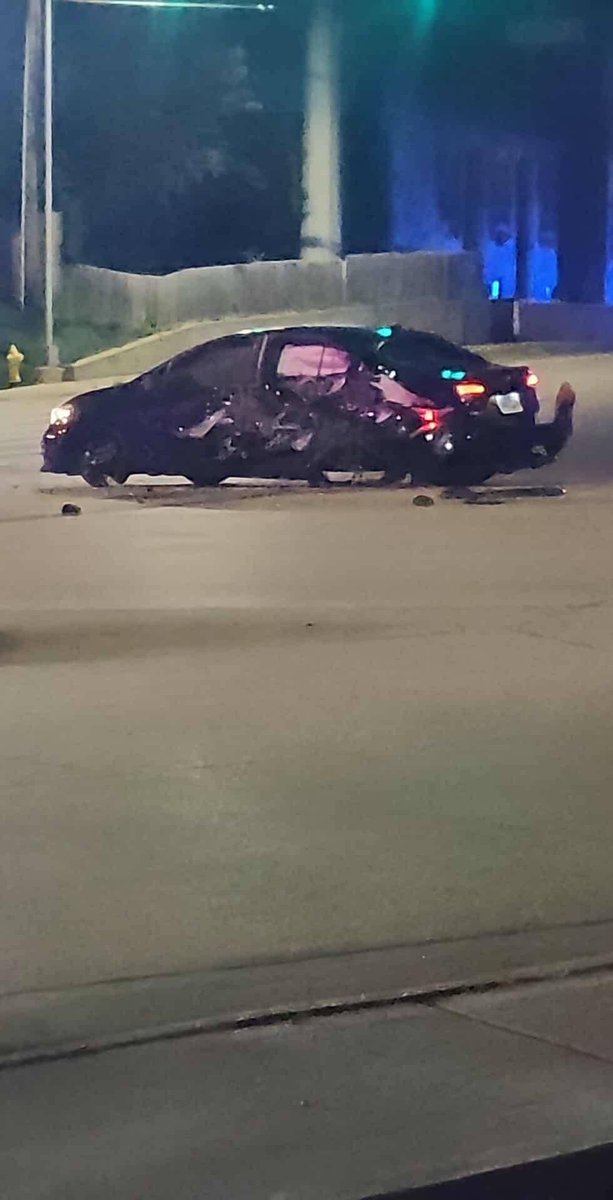 1 injury accident with extrication in the East 10th Street and Cliff Avenue area. The debris spread at least a 2 block radius