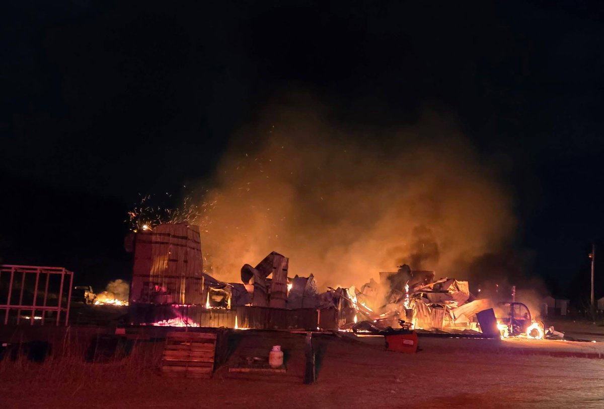 Just after midnight Rockerville units were paged mutual aid to support Battle Creek Fire for fire and smoke visible from Hwy 79. After Battle Creek arrived in the area along Hwy 79, they communicated with Rockerville that the fire was likely on Pine Grove Rd.